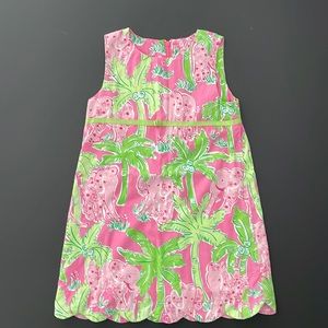 Toddler girls Lilly Pulitzer Elephant print dress